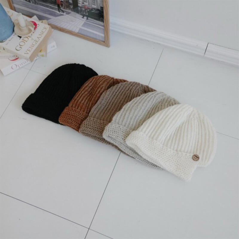 Women s Sweater Wool Bokashi Golji Beanie C8518_Black