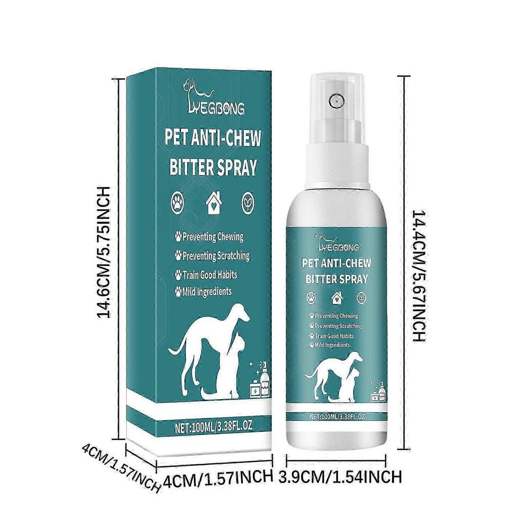 Anti Chew Spray Stop Dog Biting Chewing Gnawing Bitter For Pet