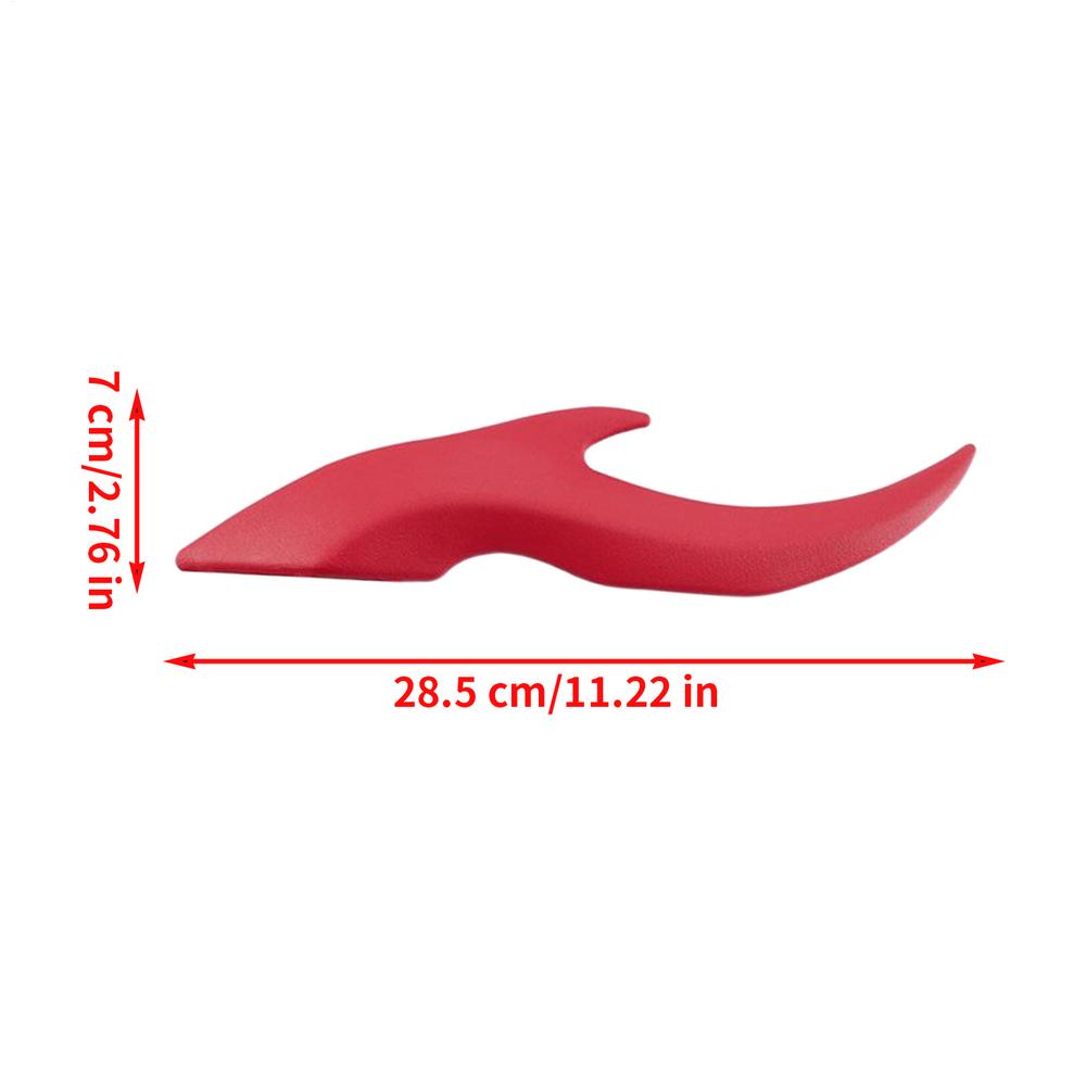 Car Dragon Horns Decoration 2 Pieces Car Decorations Exterior No-Drill Modification Attachment 3D for Bike Motorcycle Truck Atv
