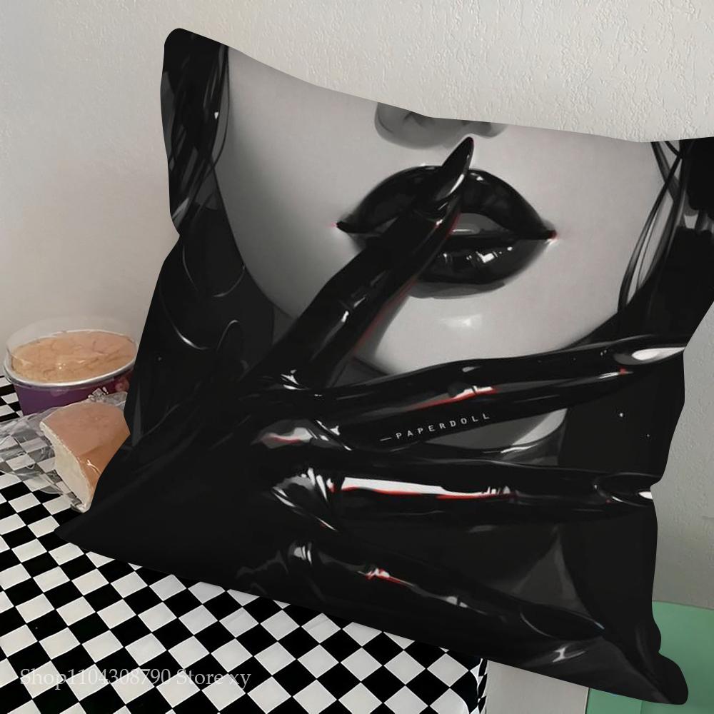 1 szt. Vintage Horror Wampir Poszewka na Poduszkę Kwadratowa Sypialnia Sofa Wypoczynek Komfortowa Poduszka Samochód Salon Dekoracja Domu