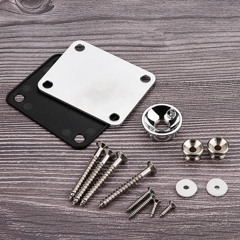 Professional Upgrade Set For Guitars Including Durable Reinforcement Plate And Strap Buttons