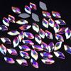 Blinginbox Hight Quality Rhinestone Bulk Special Shapes Crystal AB Hot Fix Rhinestones Iron on Rhinestones for Fabric Decoration