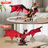 Non-Toxic 1018Pcs Classic Movie Toys Fire Dragon Building Block Sets Animals Models Figurine For Kids Toys Gift Set Oranment