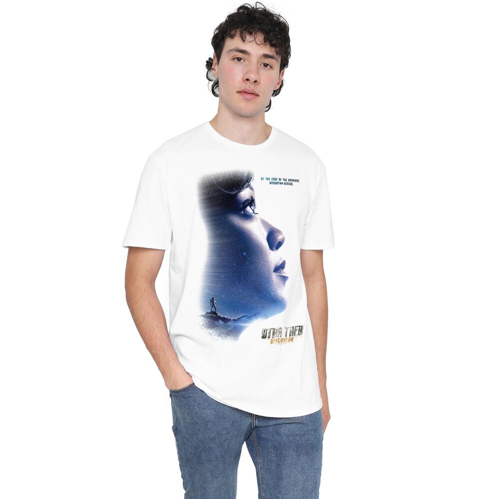 Футболка Star Trek Discovery Discovery Begins S-2XL, Белая Унисекс Футболка XXXXL