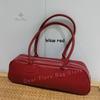 Women's Vintage Simple Pu Zipper Handbag Retro Y2k Advanced Sense Luxury Underarm Bag Fashion Casual Large Capacity Shoulder Bag