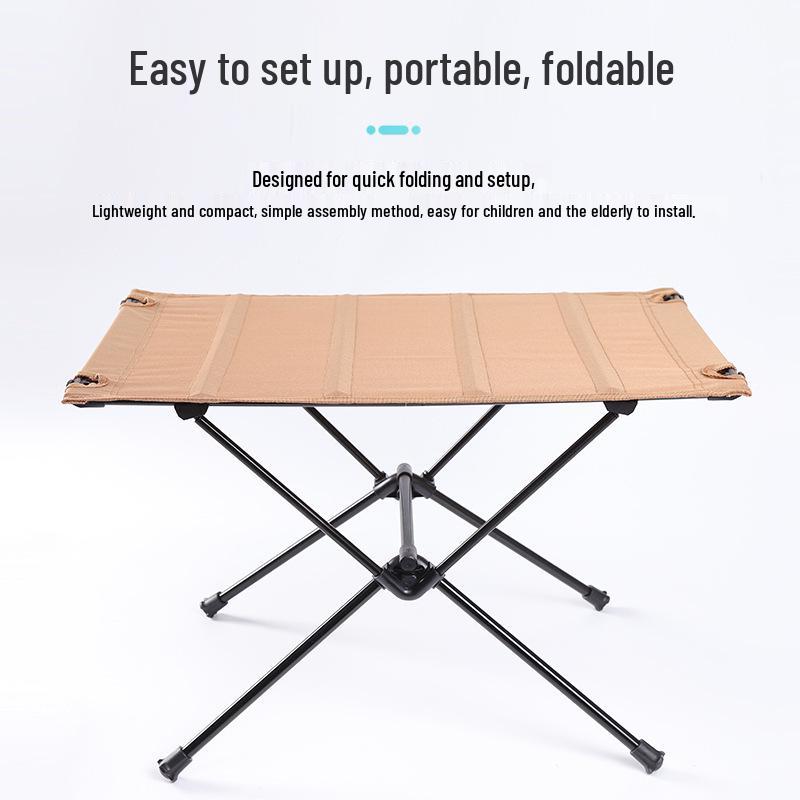 Ultra-Light Aluminum Folding Table & Stool for Outdoor Camping & Picnics