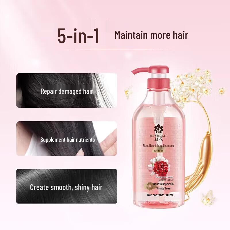 Bee&Flower Plant Nourishing Shampoo with Rose Essence