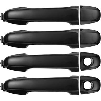 4 PCS Exterior Door Handle Set, Compatible with 2012-2017 Toyota Camry, Front Left Right Rear Driver Passenger Side, Replaces# 6921106090