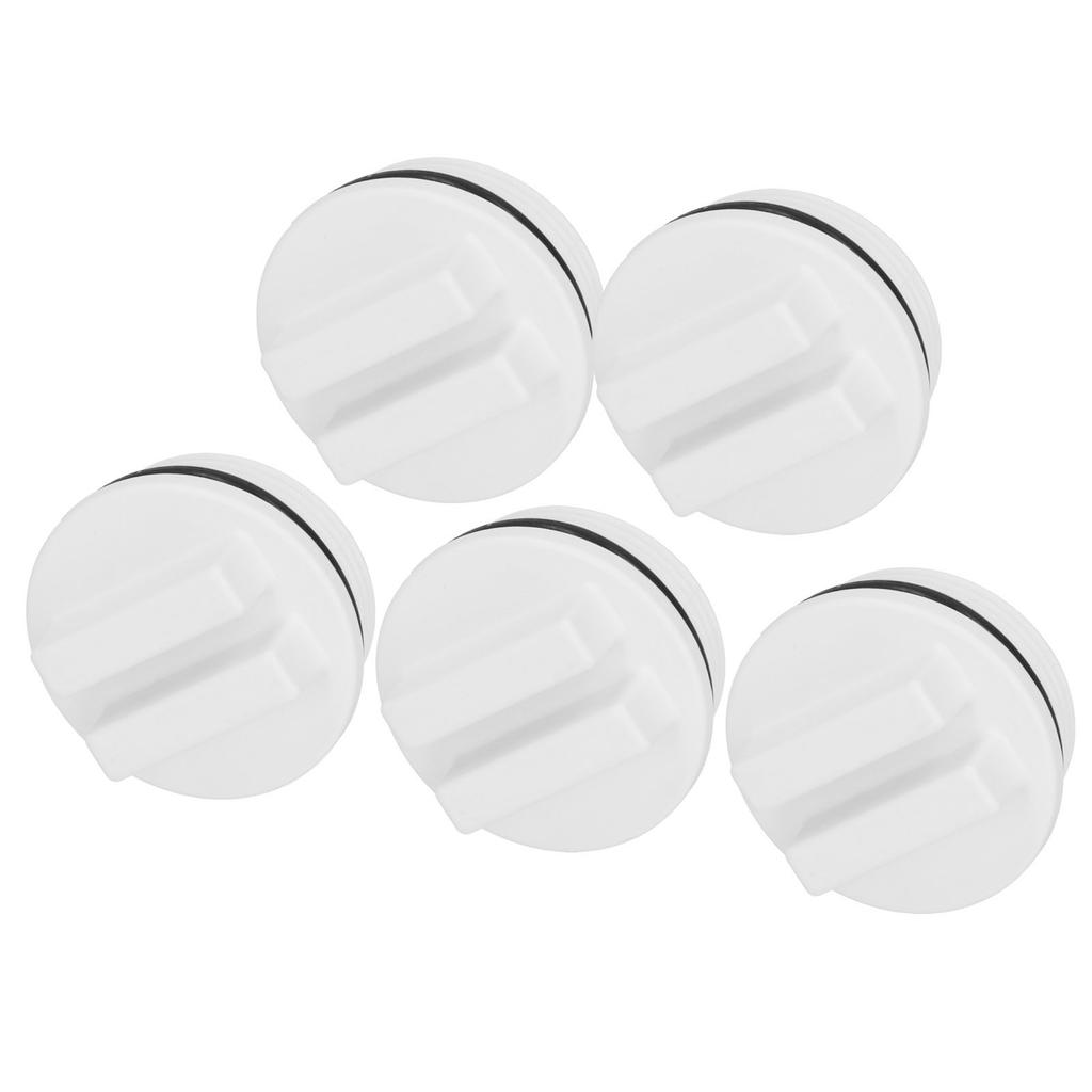 5PCS 1.5in Threaded Pool Spa Return Line Winterizing Plug Filter Drain Plug with ORing