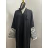 Muslim Dress Modest Islamic Clothing New Soft Crepe Embroidery Palestine Kefiyyeh Abaya Ramadan Tassel Dubai Abaya Women
