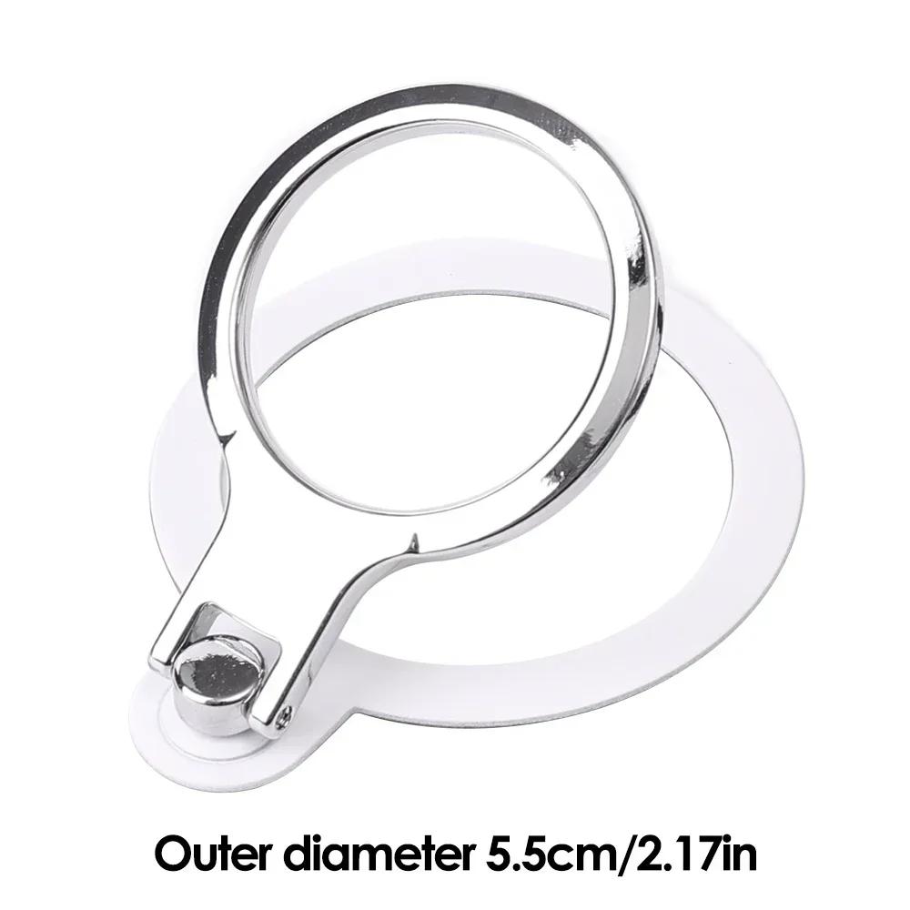 

Rotatable Metal Phone Ring Holder for iPhone 13 14 15 for MagSafe Accessories Adjustable Finger Ring Grip Stand For Magnet Case білий