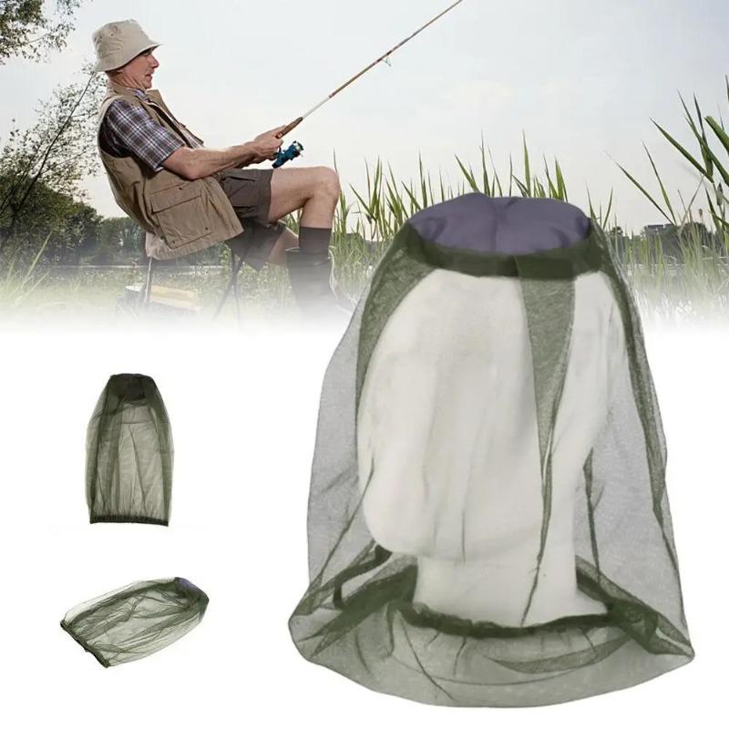 Mosquito-Proof Veil Breathable Fabric Outdoor Mosquito Net Clear View Easy Wear Fishing Camping Garden Insect Shield Net