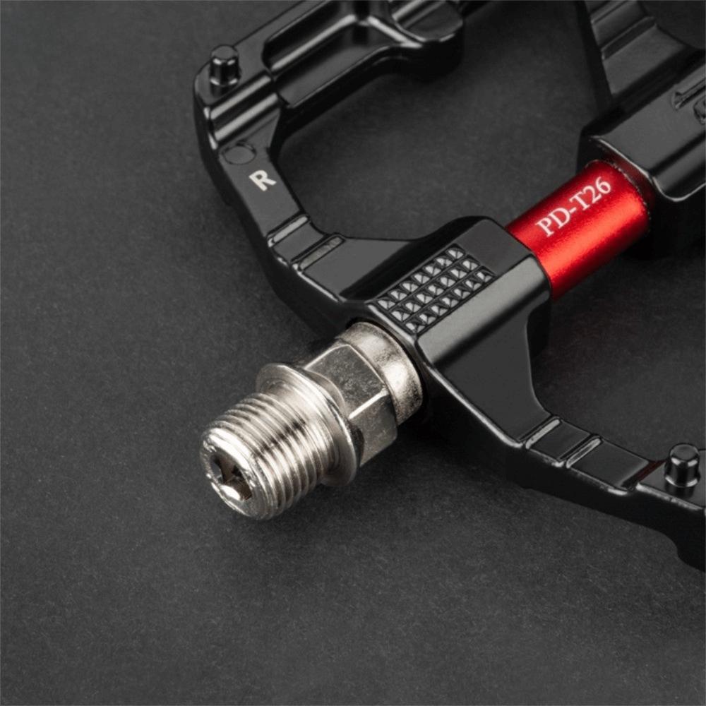 1 Pair Aluminum Alloy and Boron Steel Bike Foot Pedal Road Bike Pedal  Bike Maintenance