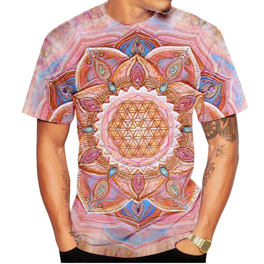 New Fashion Summer 3d Bohemia Print T Shirt Men and Women Universal Wear Casual T-shirt for Full Funny Kids Tops Size 100-6XL