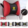 2pcs New Car Seat Headrest Neck Pillow Interior Accessories For Ferrari F430 Stradale Roma 488 Spider SF90 LaFerrari Portofino WM5