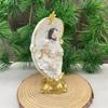Baby Jesuses Holy Family Statue Miniature Christmas Nativity Scene Sculpture for Xmases Indoor Home Table Holiday Decors