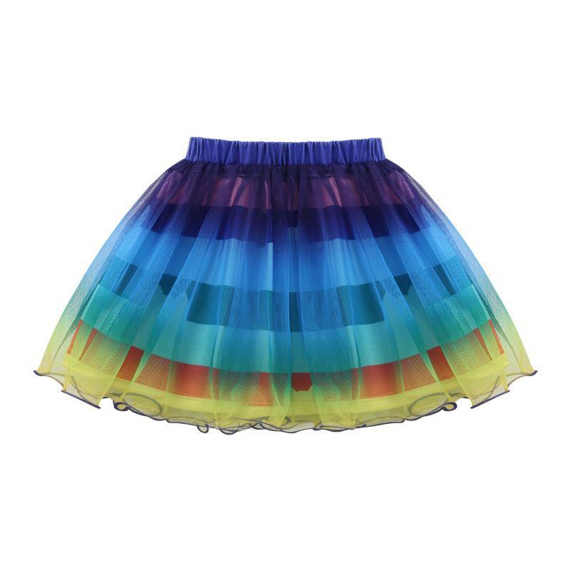 Casa delle Bambole di Gabby Europea Tulle a Strisce Set da 3 Pezzi Gonna Gonfia per Bambina con Borsa