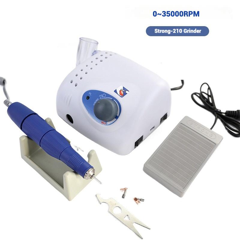 Strong-201 Professional Nail Polisher/adjustable Speed/nail Polishing/carving/manicure Electric Polisher