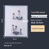 Card Album for Photos, Business Cards, Tickets - Frosted Transparent, 3-6 Inch Sizes