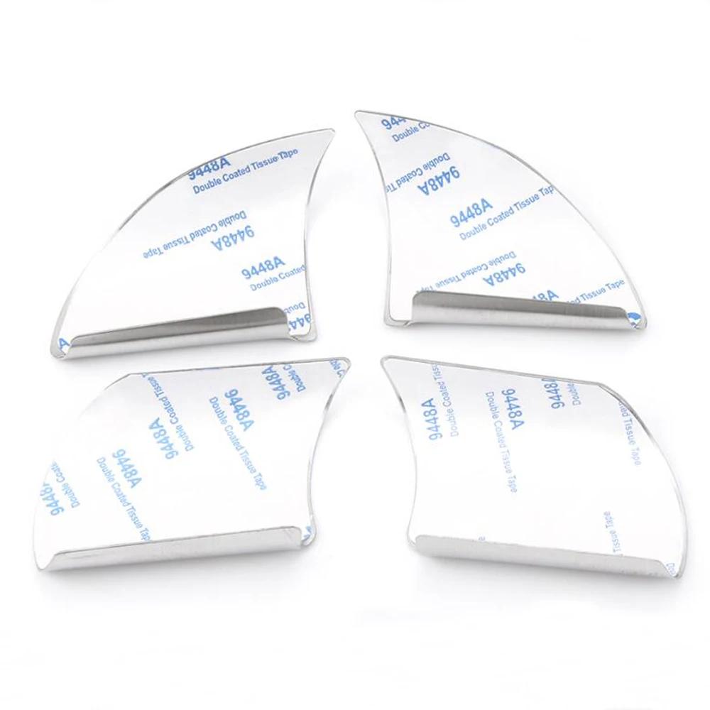 4Pcs Stainless Steel Car Steering Wheel Panel Sequins Cover Trim Sticker for Ford Focus 2 Mk2 2005 - 2012 Accessories