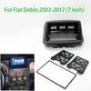 Car Autoradio Navigation 2 Din 7inch Radio Fascia DVD Audio Player Panel Frame Fit for Fiat Doblo 2002-2017