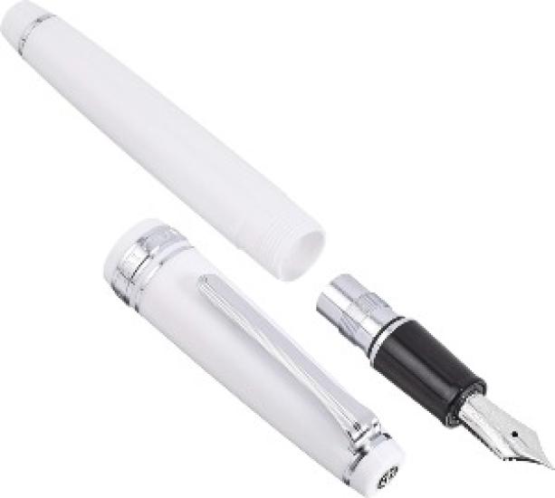 Sailor Professional Gear Slim Silver Fountain Pen White Music Nib 11-1222-910