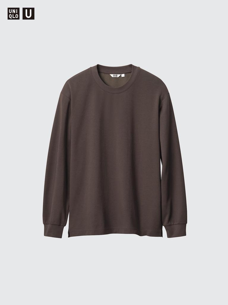 Uniqlo Airism Cotton Crewneck Tee  Long Sleeve 