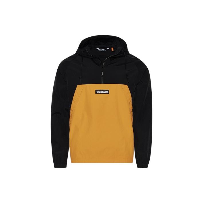 Timberland Повседневная куртка-пуловер с капюшоном и полумолнией, мужские куртки, черная A2BUU-AU9 XL
