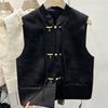 New new outer fit, spring 2025 new buckle, new sleeveless retro high-end vest
