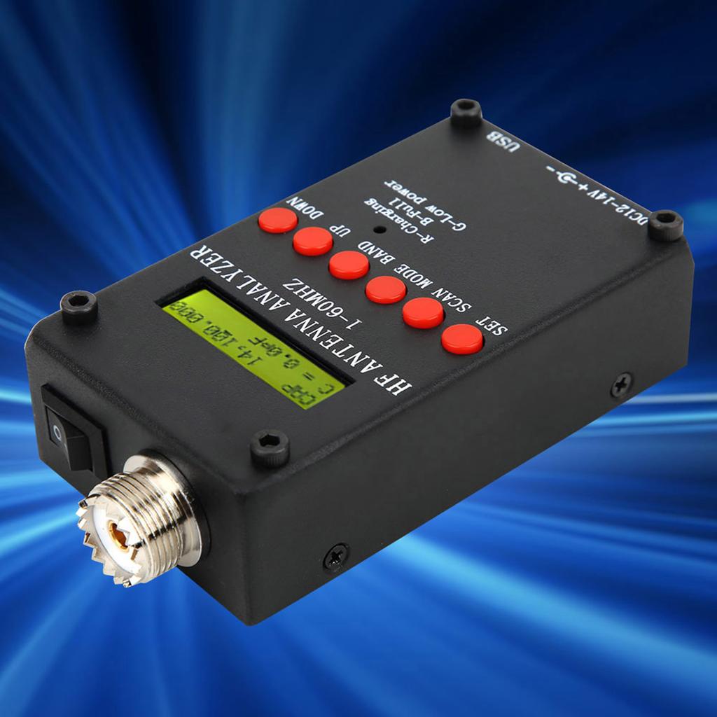 Antennenanalysator Radiozubehör Mini60 1?60 MHz DC12?14 V für Android APP PC-Software