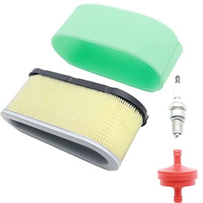 Replacement Premium Air Filter Kits 496894S & 272403S for John Deere, Craftsman 1000, 24151, and BS Lawn Mowers - Includes Pre-Filter, Spark Plug, and