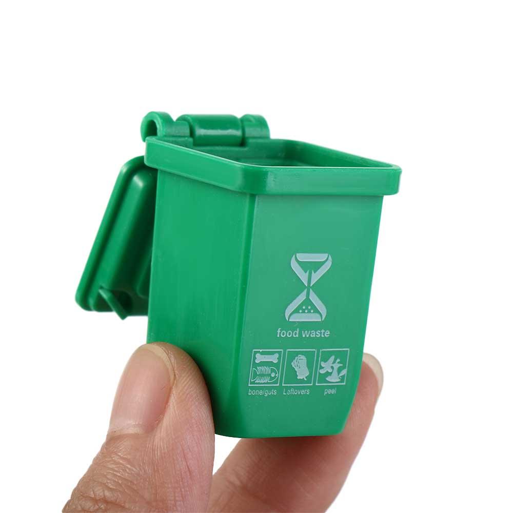 Decoration Simulation Trash Can Dollhouse Trash Can Dollhouse Miniature Simulation Furniture Toy