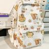 Animal Capybara Backpack Korean Style Capybara School Bag Portable Capibara Shoulder Bag  Student
