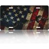Front License Plate Cover – Aluminum Metal Car Accessory, Rust-Proof Novelty Vanity Tag Decor For Men & Women, 6X12 With 4 Holes - The World Map