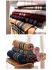 Korean Style Premium Women's Wool Scarf - Autumn/Winter British Plaid Shawl