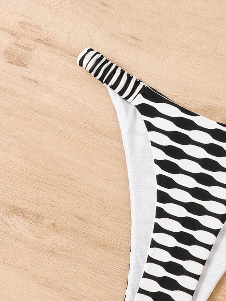 2025 Houndstooth Sexy Women's Bikini Swimwear Split Swimsuit