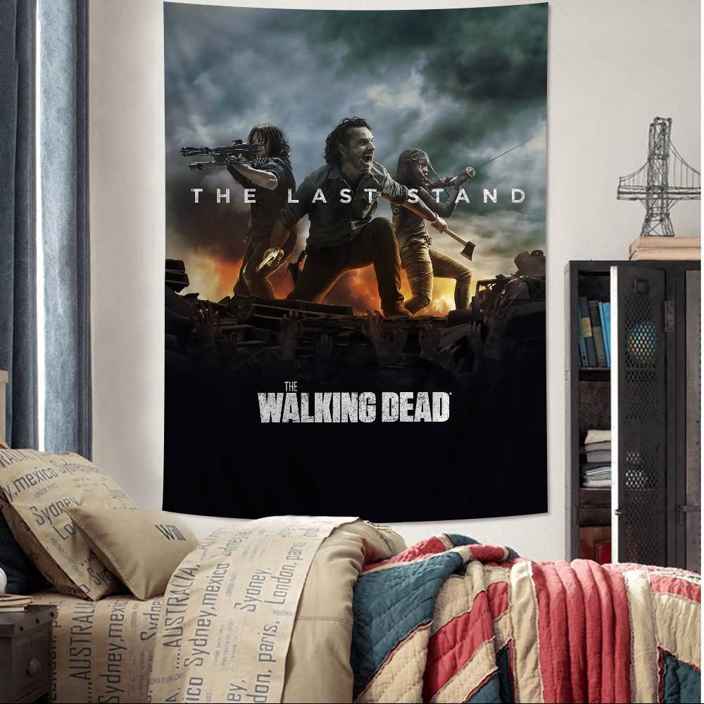 The WalkingS DeadS TV Chart Tapestry Home Decoration Hippie Bohemian Decoration Divination Wall Hanging Home Decor