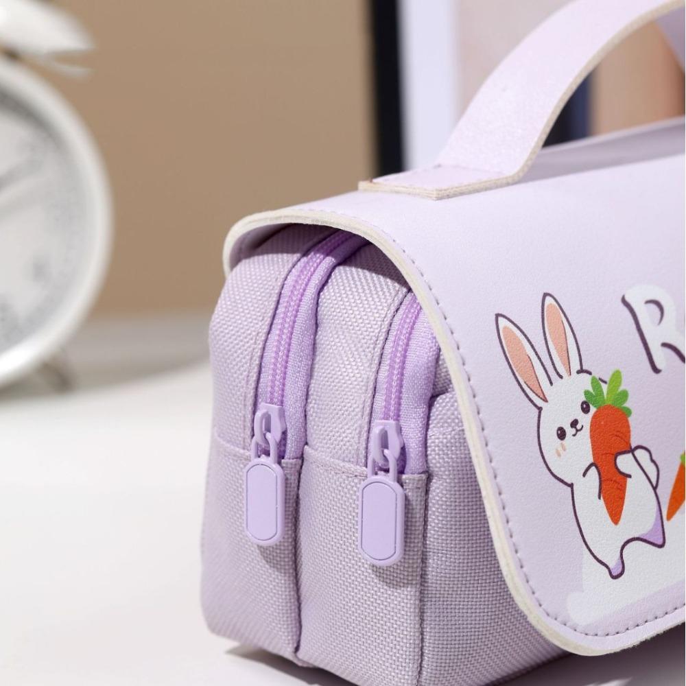 Piggy Rabbit Stationery Bag Large Capacity Cartoon Panda Pencil Case  Students Office