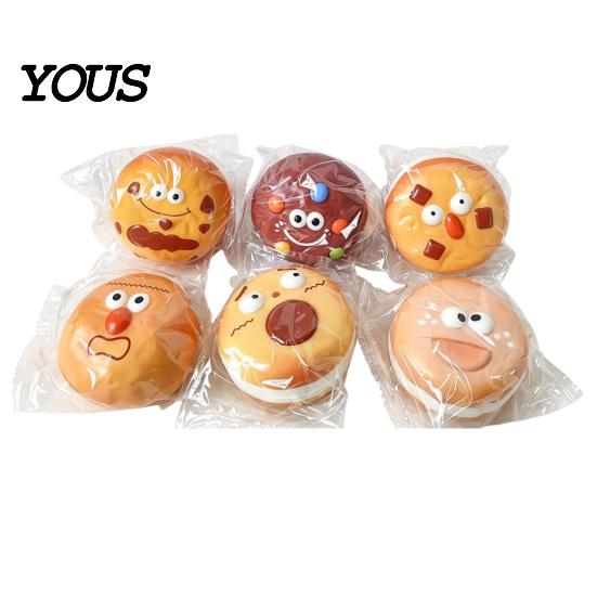 Fun Food Shaped Squeezable Toys Realistic Cookie Design Squeeze Toys, Slow Rebound Sensory Fidget Toy, Portable Stress Reliever for Office Funny