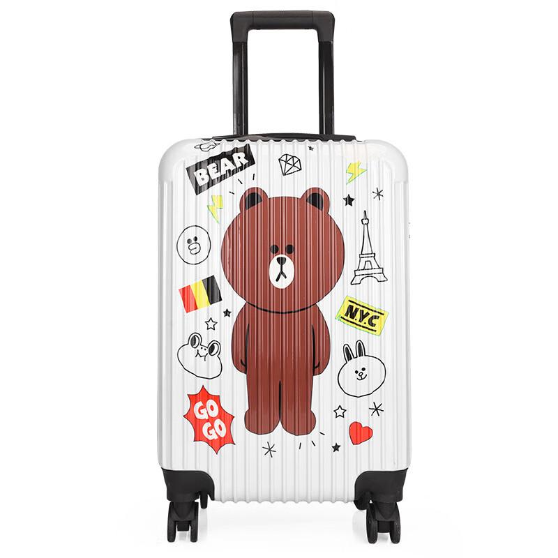 OEING Roztomilský dětský kufr na kolečkách 20 palců