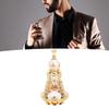 Vintage Perfume Bottle Reusable Zinc Alloy Middle Eastern   Hollow Out Sealed Liquid Bottle