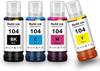 Ink - SPIELSTABIL - EPS 104 - 4 Color Multipack - 70 Ml - Compatible Epson