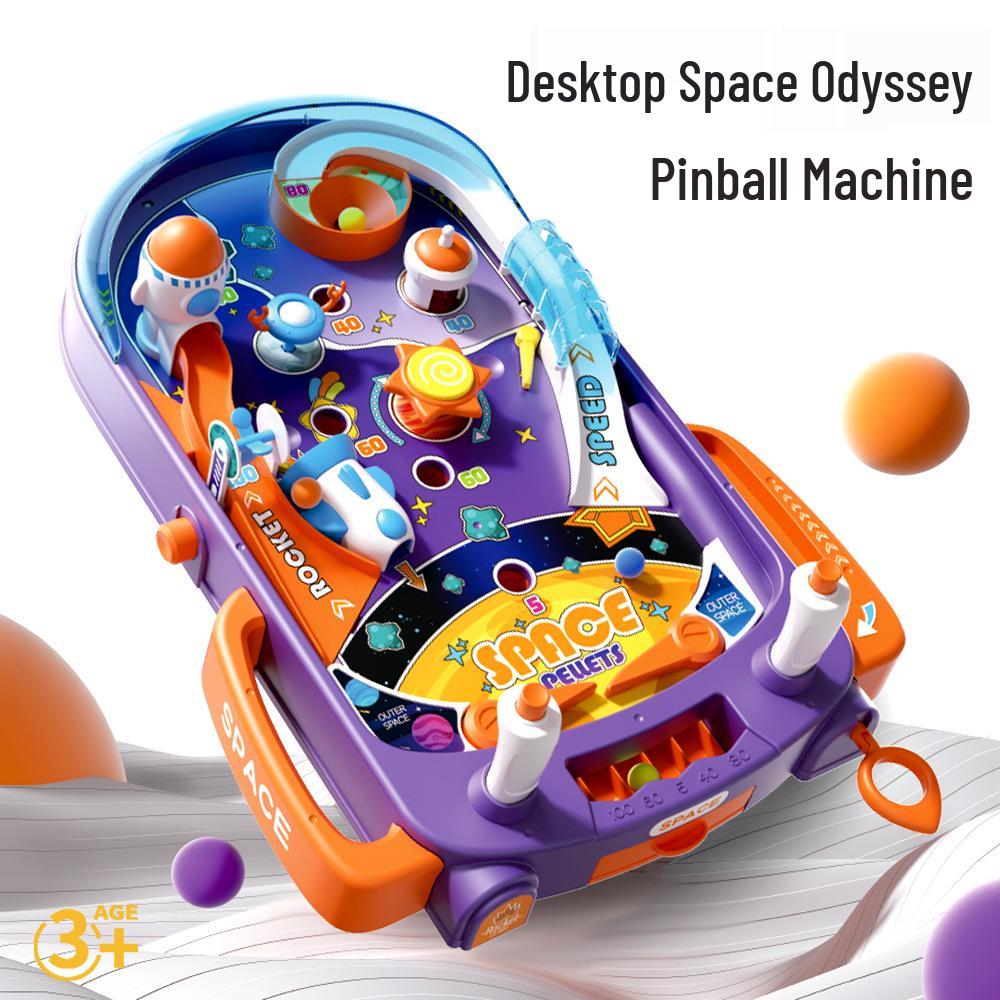 Children's Educational Dual-Player Marble Battle Game - Parent-Child Interactive Space Adventure Toy