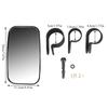 Universal UTV Rear View Mirror Wide Angle Center Reflective Mirror