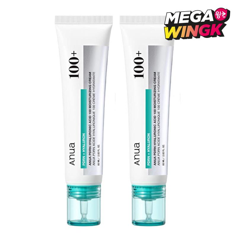 Набор увлажняющих кремов Anua PDRN Hyaluronic Acid 100 (60 мл + 30 мл / 60 мл + 60 мл) 60ml + 60ml