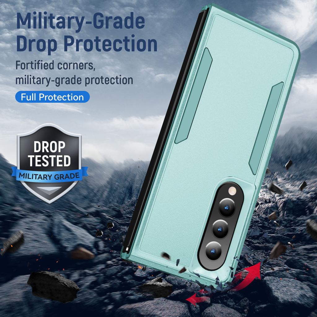 Pentru Samsung Galaxy Z Fold 4 5g Protecție de grad militar la modă Husă armura pliabilă anti-zgârieturi pentru Galaxy Z Fold 3