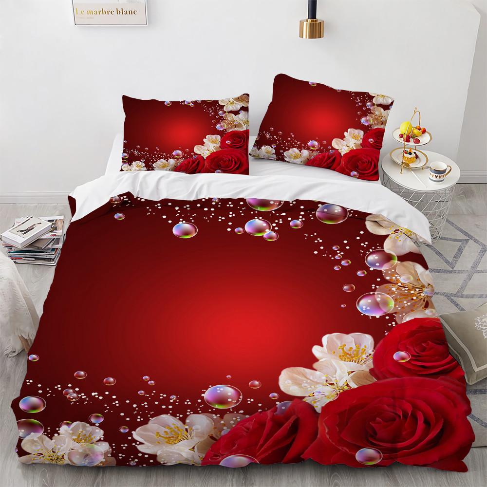 High Quality Bedding Dropshipping Winter Thicken Quilt Covers Set Wedding Adults Size Luxury Bedding Sets Married Bed Linens Hot