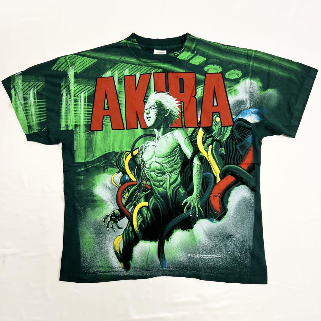

[USED] AKIRA Tetsuo OVP Anime T-Shirt, Green, Used, Size XL, Made in USA