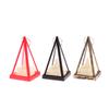 9Cm Mini Led European Triangle Light Simulation Cande Light Dollhouse Miniature Night Lamp Home Model Decor Toy