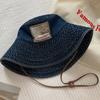 Wide Wings Denim Bucket Hat Big Brimmed Sunscreen Hat Casual Jeans Fisherman Hat  Women